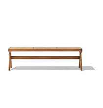 Load image into Gallery viewer, Célia Bench - Walnut &amp; Natural Rattan
