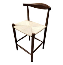 Load image into Gallery viewer, Myson Counter Stool - Walnut &amp; Natural Cord
