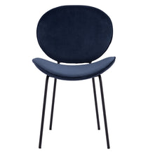 Load image into Gallery viewer, Ormer Dining Chair - Navy Velvet
